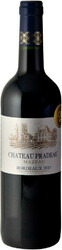 Вино "Chateau Pradeau Mazeau", Bordeaux AOC, 2015