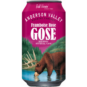 Пиво Anderson Valley, Framboise Rose Gose, in can, 355 мл