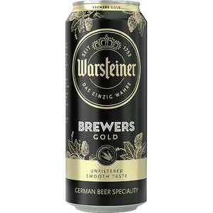 Пиво "Warsteiner" Brewers Gold, in can, 0.5 л