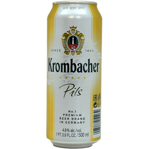 Пиво Krombacher, Pils, in can, 0.5 л