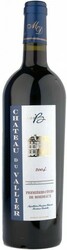 Вино Chateau Du Vallier Premieres Cotes de Bordeaux AOC 2004