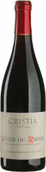 Вино Domaine de Cristia, "Cristia Collection" Cotes du Rhone AOC Rouge Kosher