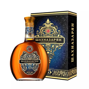 Коньяк "Шахназарян" 15 лет, в подарочной коробке, 0.5 л