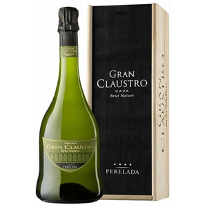 Игристое вино Castillo Perelada, "Gran Claustro" Brut Nature, wooden box