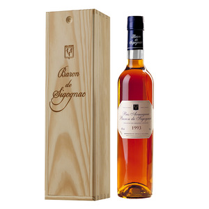 Арманьяк Baron de Sigognac 1993 Armagnac AOC (gift box) 1993 0.7 л