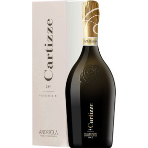Игристое вино Andreola, Cartizze, Valdobbiadene Superiore di Cartizze DOCG, gift box