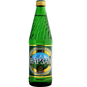 Вода "Нарзан" Натуральной газации, в стеклянной бутылке, 0.5 л