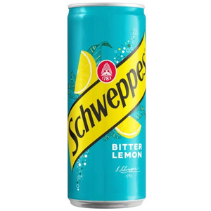 Вода "Schweppes" Bitter Lemon (Poland), in can, 0.33 л