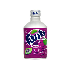 Вода "Fanta" Grape (Japan), aluminum bottle, 300 мл