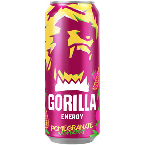 Напиток "Gorilla" Energy Drink Pomegranate Raspberry, in can, 0.45 л