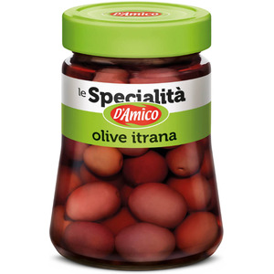 Оливки D`Amico Итрана с косточкой, 300 г