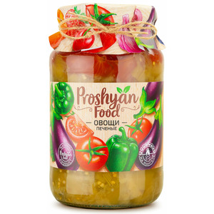 Овощи Печеные PROSHYAN FOOD стеклянная банка 600г