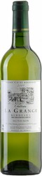 Вино "Chateau La Grange"  Sauvignon Blanc, Bordeaux AOC, 2009