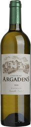 Вино Sichel, "Chateau Argadens" Blanc, Bordeaux Superieur AOC, 2018