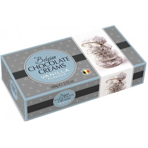 Шоколад Geldhof, Chocolate Creams Vanilla Flavour, 100 г