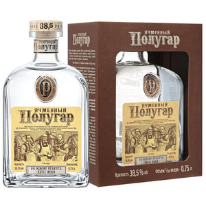 Водка "Polugar" Barley, gift box, 0.75 л
