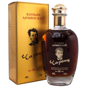 Коньяк "Чаренц" ХО 10-летний, в подарочной коробке, 0.5 л