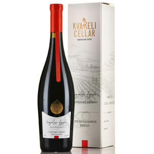 Вино Саперави Квеври Премиальное Кварельский Погреб 0.75 л красное сухое в п/у