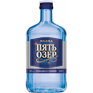 Водка "Пять Озер", 250 мл