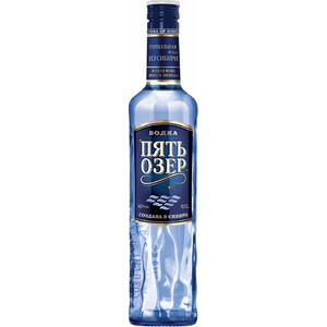 Водка "Пять Озер", 0.5 л