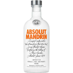 Водка "Absolut" Mandrin, 0.7 л
