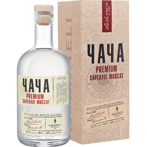 Водка Askaneli Brothers, Chacha Premium Saperavi Muscat, gift box, 0.5 л