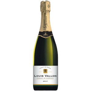 Игристое вино Louis Vallon, Cremant de Bordeaux AOC Brut