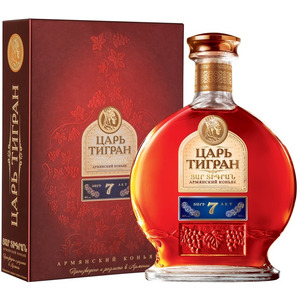 Коньяк "Царь Тигран" 7-летний, в подарочной коробке, 0.5 л