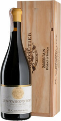 Вино M. Chapoutier, Crozes-Hermitage "Les Varonniers" AOC, 2017, wooden box