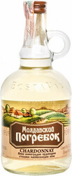 Вино "Молдавский Погребок" Шардоне, 1 л