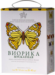 Вино ЮВК, Виорика Мускатная Полусладкое, 3 л