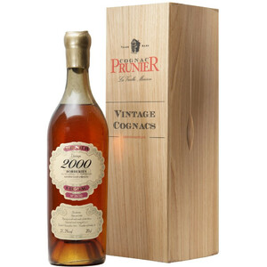 Коньяк "Prunier" Borderies AOC, 2000, gift box, 0.7 л