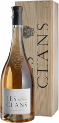 Вино Chateau d'Esclans, "Les Clans" Rose AOC, 2016, wooden box, 3 л