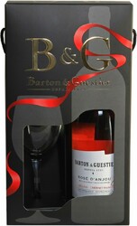 Вино Barton & Guestier, "Passeport" Rose d'Anjou AOC, gift box with glass