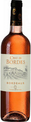Вино "Chai de Bordes" Rose, Bordeaux AOC, 2016