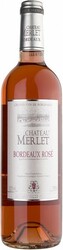Вино Chateau Merlet Rose, Bordeaux AOC, 2010