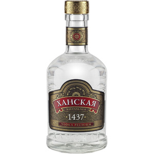 Водка "Ханская" де Люкс Премиум, 0.5 л