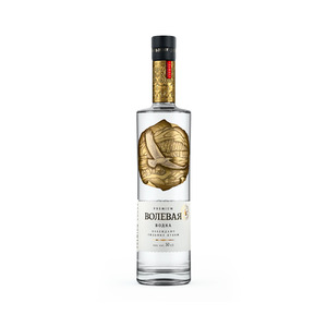 Водка "Волевая" 0.5 л