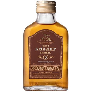 Коньяк "Седой Кизляр" 5-летний, 100 мл