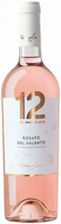 Вино "12 e Mezzo" Rosato del Salento IGP, 2019