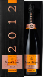 Шампанское Veuve Clicquot, Vintage Rose, 2012, gift box