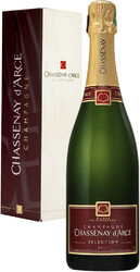 Шампанское Champagne Chassenay d'Arce, "Selection" Brut, gift box