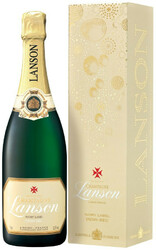 Шампанское Lanson, "Ivory Label" Demi-Sec, gift box