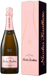 Шампанское Nicolas Feuillatte, Brut Grande Reserve Rose, gift box
