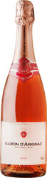 Игристое вино "Baron d'Arignac" Demi-Sec Rose