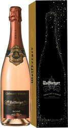 Игристое вино Wolfberger, Cremant d'Alsace Rose, gift box