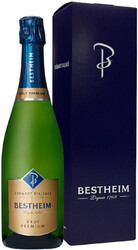 Игристое вино Bestheim, Cremant d'Alsace Brut AOC, gift box
