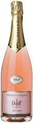 Игристое вино Dopff au Moulin, Cremant d'Alsace Rose Brut