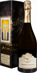 Игристое вино Domaine Maurice Schoech, "Bulles de Granite" Extra Brut, Cremant d'Alsace AOC, gift box