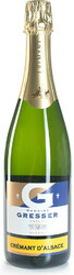 Игристое вино Domaine Gresser, Cremant d'Alsace AOC Brut